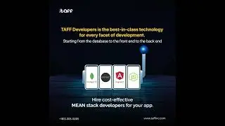 Redefine your app’s potential with #TAFF's  #MEAN stack developers to revolutionize your app.