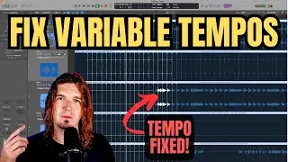 How To FIX VARIABLE TEMPOS for BACKING TRACKS or SONGS