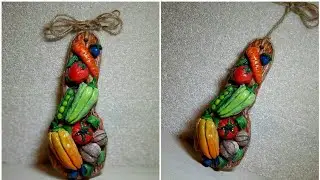 Декор для кухни из солёного теста. Salt dough modeling.