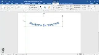 How to curve text in  Word