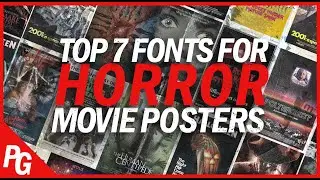 Top 5 Horror Movie Poster Fonts