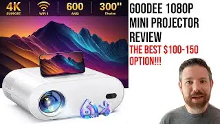 GooDee Native 1080P Mini Projector Review: the best $100-150 range projector I've tested yet!