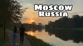 🔥 Evening lifestyle in the center of Moscow2024! Russian city tour (HDR) | Moscow Evening walk 🔥