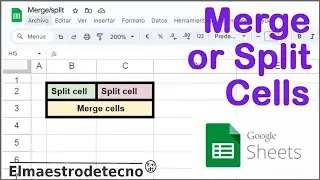 How to Merge or Split Cells in Google Sheets