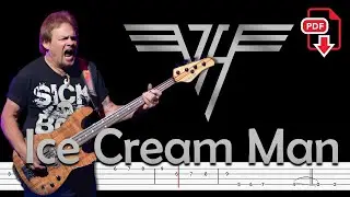 Van Halen - Ice Cream Man (🔴Bass Tabs | Notation) 