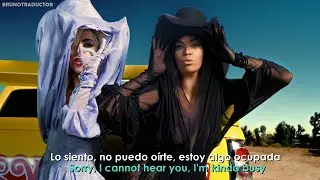 Lady Gaga - Telephone ft. Beyoncé // Lyrics + Español // Video Oficial