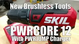 SKIL PWRCore 12 Brushless 12-Volt 1/2 Drill Driver With PWRJump Battery Charger Model DL529002