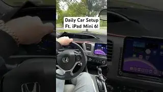 Daily Car Setup Ft. iPad Mini 6! #shorts