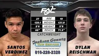 FAC 12 Santos Verdinez vs Dylan Reischman