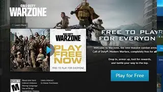 How to download warzone on PC/laptop (Call of duty modern Warfare)