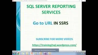 17 Go to URL IN SSRS | DYNAMIC URL IN SSRS | URL Parameters IN SSRS