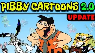 Friday Night Funkin Pibby Cartoons 2.0 Demo Full Mod | Pibby Bugs Bunny, Finn, Fred (FNF/Pibby/New)