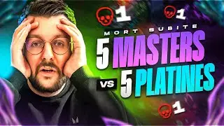 5 MASTERS CONTRE 5 PLATINES MAIS LES MASTERS ONT QU'UNE VIE ! CHOQUE DU NIVEAU DE JEU ! MORT SUBITE