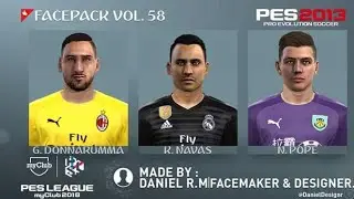 PES 2013 • GOALKEEPER FACEPACK STYLE PES 2019 HD