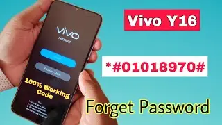 Vivo Y16 Ka Lock Kaise Tode | Vivo Y16 Hard Reset / All Type Password Lock Remove Without Pc 100% Ok