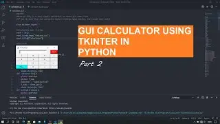 How To Make Simple Calculator In Tkinter Part 2 | Python