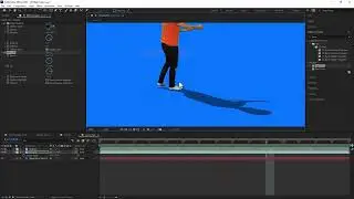 Green Screen Cleaning - Exporting Video File w Alpha Channel - and Faking Shadows - In After Effects