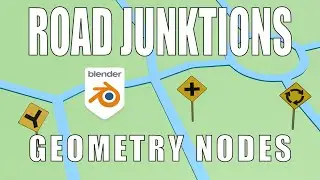 Road Intersections in Blender with Geometry Nodes: A Step-by-Step Guide!