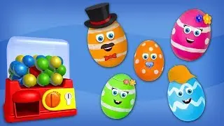 Easter Eggs Finger Family Rhyme |  Easter Finger Family Songs