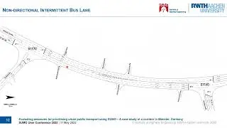 Measures for prioritizing urban public transport using SUMO – A corridor in Münster, Germany