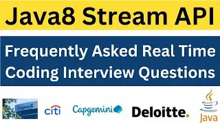 Java 8 stream coding interview questions | Find Average salary of the employee | #java8stream #java