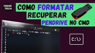 Como Recuperar um Pendrive no Formato RAW para FAT32 ou NTFS  -Prompt Command CMD Windows Diskpart