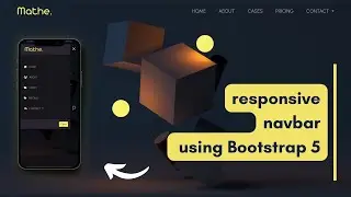 How to Create a Responsive Navbar using Bootstrap 5  | Responsive Sidebar Menu 2.0