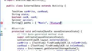 ANDROID TUTORIAL Spinners and Array Adapter