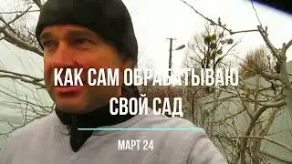 Обработка сада на даче 1- 2раза и всё.