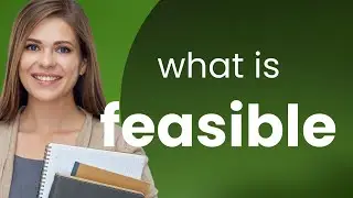 Feasible | FEASIBLE meaning