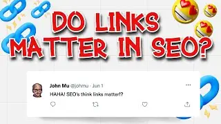 🔗 Do backlinks matter in SEO!? FINALLY ANSWERED