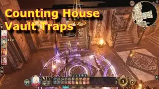 How to Disable Magic Purple Traps in the Counting House Vaults - BG3 - Baldurs Gate 3  Purple Circle