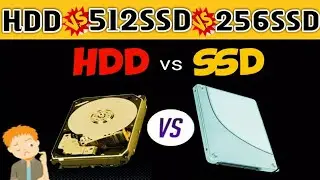 HDD VS 256 SSD VS 512 SSD What is the difference between 256 SSD and 512 SSD | SDD VS HDD Speed Test