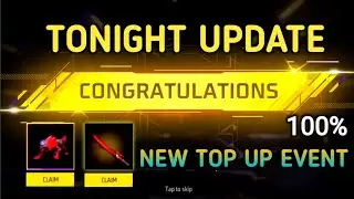 Tonight Update- New Top Up Event | Next Top Up Event | Free Fire New Event | Tonight