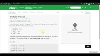 The Farm Problem | Python | Edabit | Challange Beginners