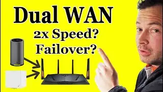 ✅ Dual WAN Settings - 2x Speed With 2 ISP's? - Asus Demo -  Failover Backup Instructions