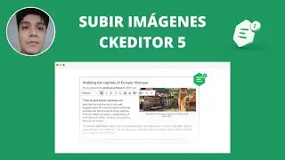 01 - Como subir imágenes a ckeditor 5 con un adaptador de carga simple