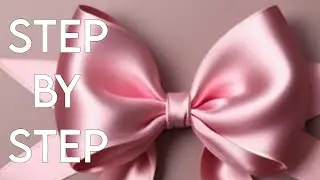 How to Tie a Perfect Sash Bow on a Dress  | easy DIY Step by Step