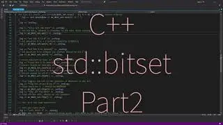 Learn std::bitset (binary operations) in C++ | Part 2 - Math & Logic