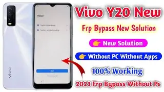 Y20 Frp Bypass 2023 Or Reset Google Account Lock | Without PC | All Vivo Frp Bypass ak sarkar frp