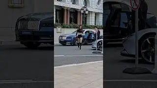 Billionaire Lady Boss enjoying her ROLLS ROYCE in Monaco 