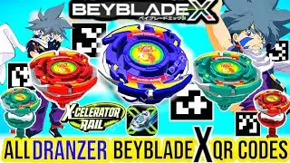 ALL DRANZERSPIRAL BEYBLADE X QR CODES | DRANZER S | BEYBLADE X APP Hasbro Qr Codes