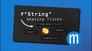 Python f-strings can do more than you thought. f'{val=}', f'{val!r}', f'{dt:%Y-%m-%d}'