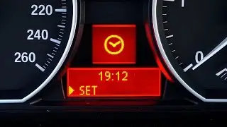 How to set clock in BMW E87, E90