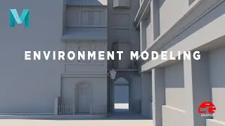 Maya Tutorial - Environment Modeling - Concept Art - Autodesk Maya 3D Timelapse - Pixeench