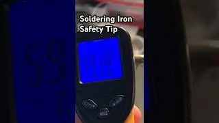 Soldering Iron - Safety Tip #safetytips #soldering #electronics