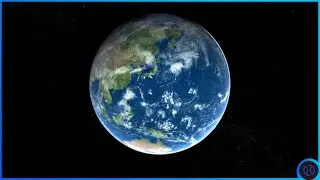 Peaceful shiny earth For Anti pollution - 3D Animation