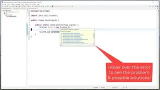 Using Eclipse to Identify Java Coding Errors