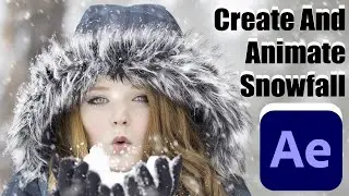 Create and animate a snowfall in After Effects 2024