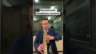 Mendelssohn Saxophone Concerto